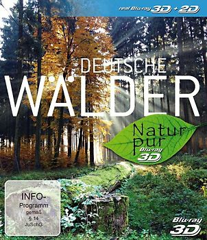 Deutsche Wälder 3D - Natur pur [3D Blu-ray] 3D Blu-ray Disc