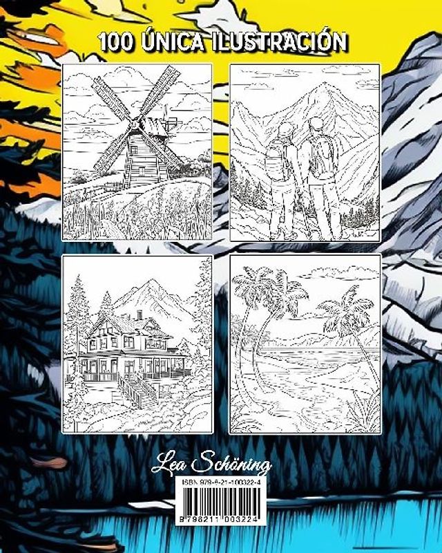 Paisajes Libro de Colorear para Adultos