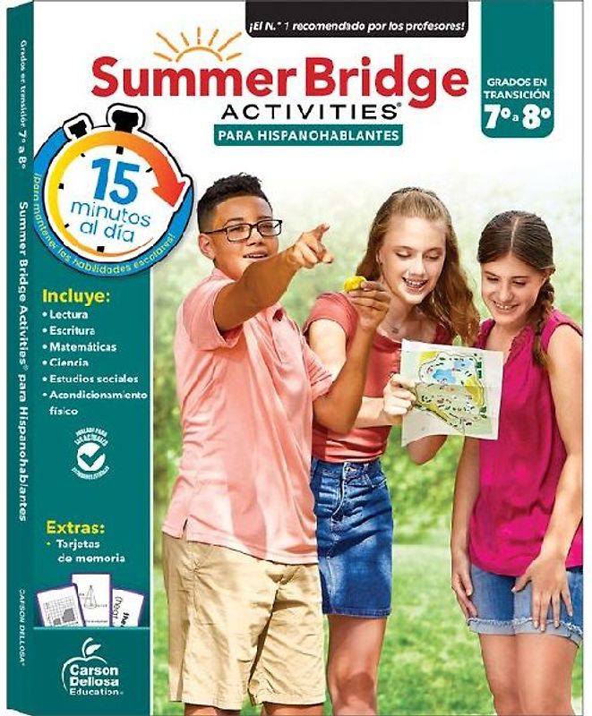Summer Bridge Activities Spanish 7-8, Grades 7 - 8