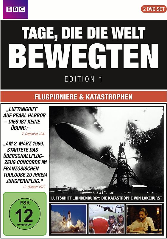 Tage, die die Welt bewegten - Edition 1 - Flugpioniere & Katastrophen [2 DVDs] DVD
