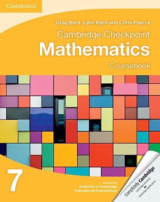 Cambridge Checkpoint Mathematics Coursebook 7 (Cambridge International Examinations)