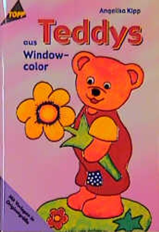 Teddys aus Windowcolor. Fensterbilder