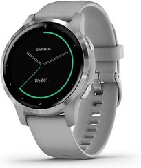 Image of Garmin Vivoactive 4s 40 mm grijs met een grijze siliconen polsband (Refurbished)