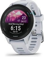 Garmin Forerunner255S Music 41 mm blanc/noir et bracelet en silicone blanc [Wi-Fi]