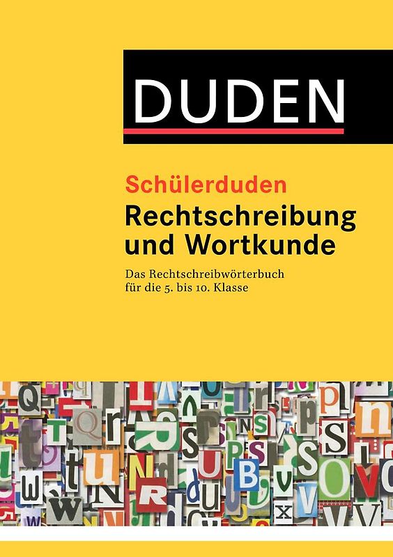 Schülerduden Rechtschreibung und Wortkunde (kartoniert)