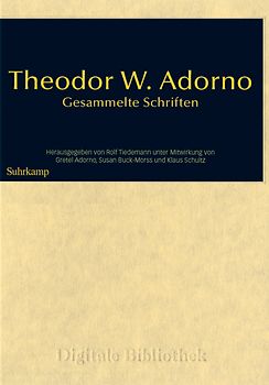 Digitale Bibliothek 97: Theodor W. Adorno - Gesammelte Schriften MacOS