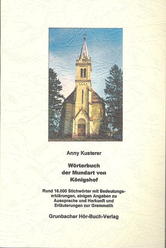 Wörterbuch der Mundart von Königshof