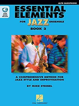 Essential Elements for Jazz Ensemble - Book 2 - Eb Alto Saxophone (Book/Online Audio)