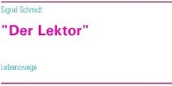 "Der Lektor"