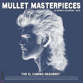 Mullet Masterpieces 12 X 12 Wall Calendar