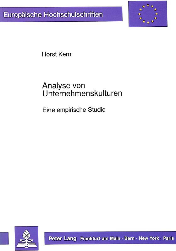 Analyse von Unternehmenskulturen