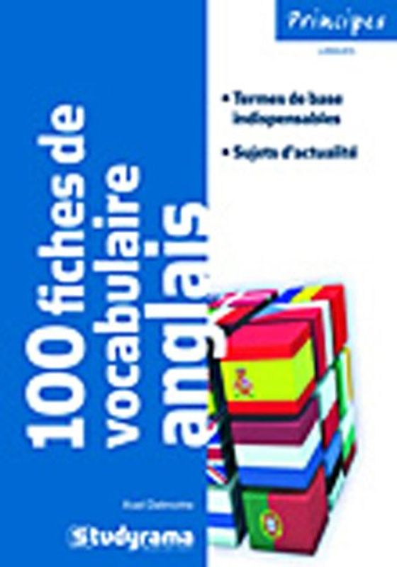 100 fiches de vocabulaire anglais