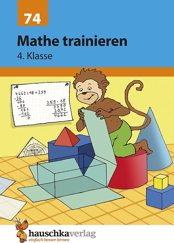 Mathe trainieren 4. Klasse, A5- Heft