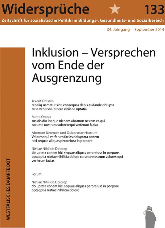 Inklusion - Versprechungen vom Ende der Ausgrenzung