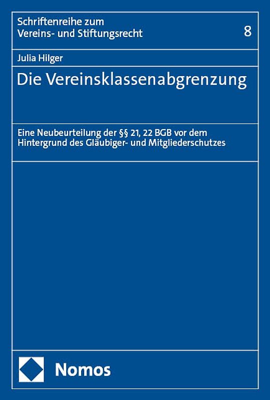 Die Vereinsklassenabgrenzung