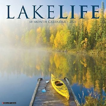 Lakelife 2026 12 X 12 Wall Calendar