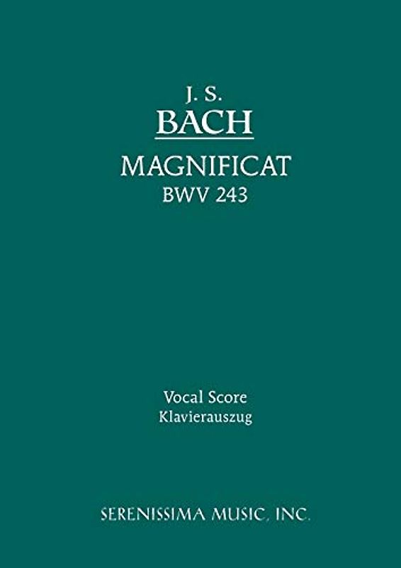 Magnificat, BWV 243 - Vocal score