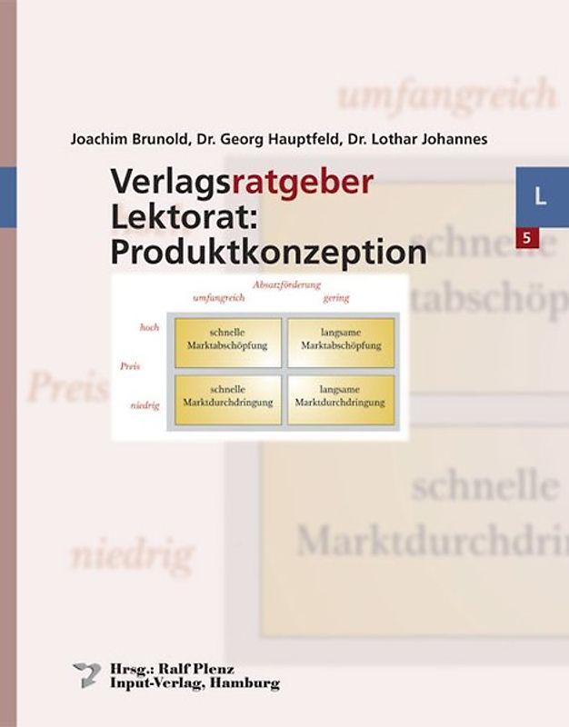 Verlagsratgeber Lektorat: Produktkonzeption