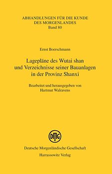 Lagepläne des Wutai shan und Verzeichnisse seiner Bauanlagen in der Provinz Shanxi