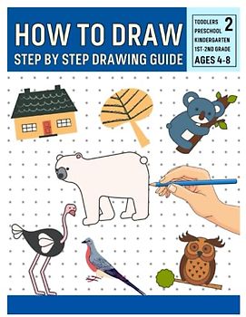 How To Draw Step by Step Drawing Guide: Fun and Easy Draw and Sketch Jungle Animals