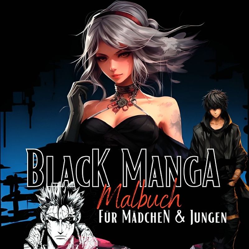 Manga Nation / Black Manga Malbuch.