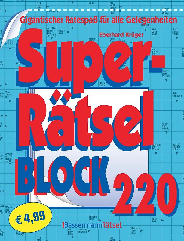 Superrätselblock 220 (5 Exemplare à 4,99 €)