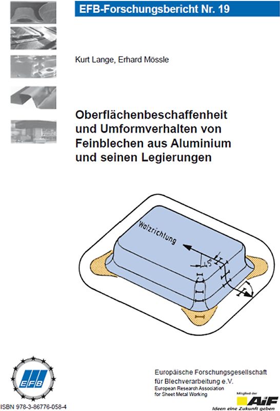 Oberflächenbeschaffenheit und Umformverhalten von Feinblechen aus Aluminium und seinen Legierungen