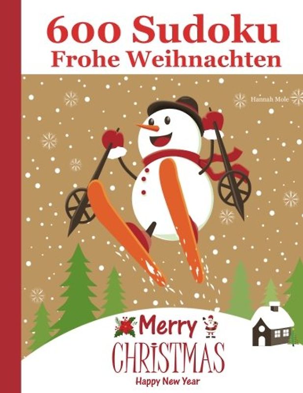 600 Sudoku Frohe Weihnachten - Merry Christmas - Happy New Year