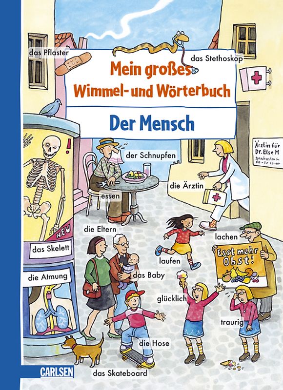 Mein großes Wimmel- und Wörterbuch: Der Mensch