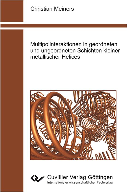 Multipolinteraktionen in geordneten und ungeordneten Schichten kleiner metalischer Helices
