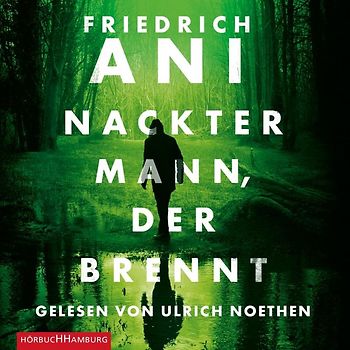 Nackter Mann, der brennt