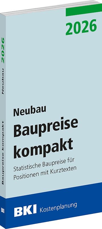BKI Baupreise kompakt 2026 - Neubau