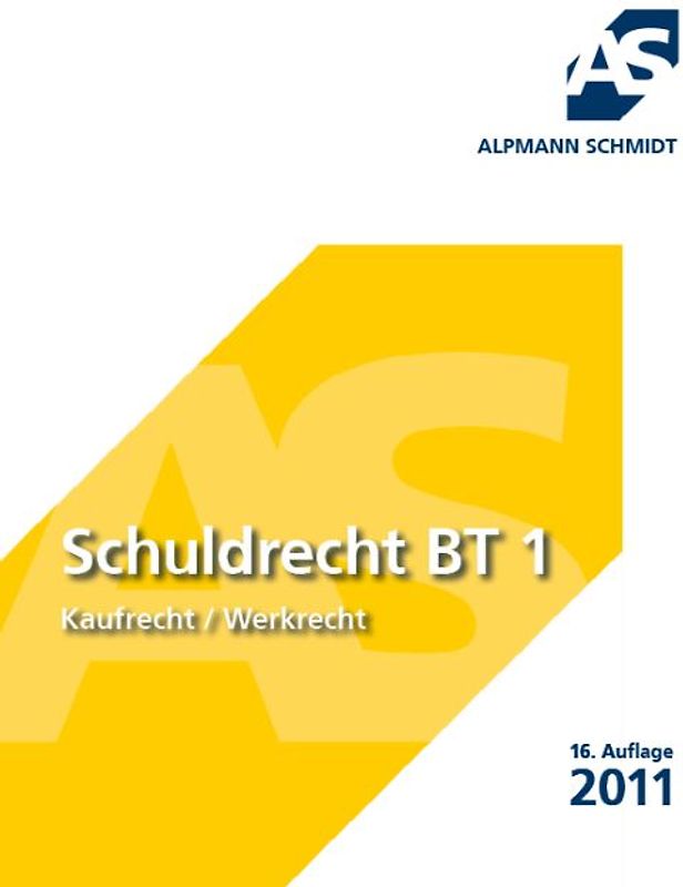 Schuldrecht BT 1