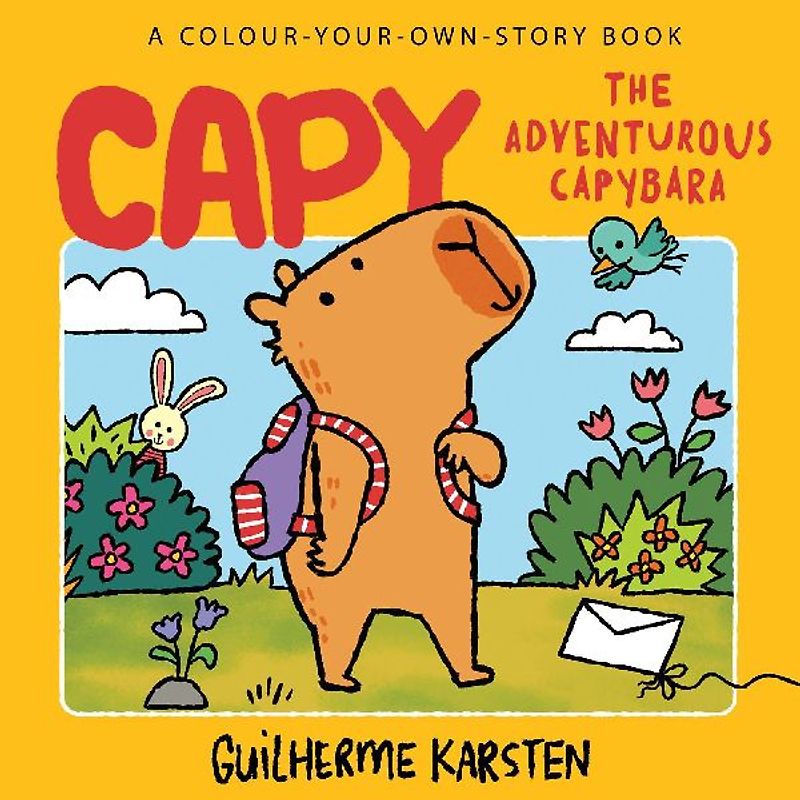 CAPY - The Adventurous Capybara: A Colour-Your-Own-Story Book