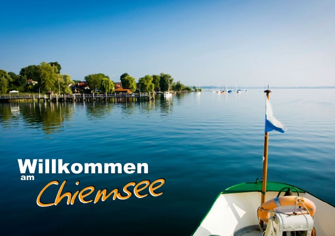 Willkommen am Chiemsee (Posterbuch DIN A2 quer)