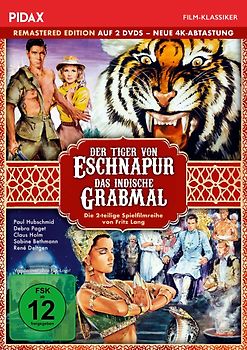 Der Tiger von Eschnapur / Das indische Grabmal [Remastered Edition, 2 Discs] DVD