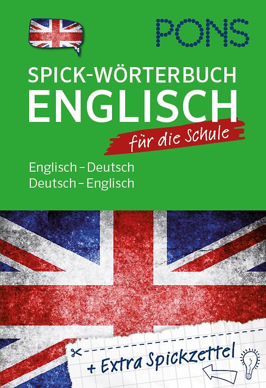 PONS Spick-Wörterbuch für die Schule Englisch