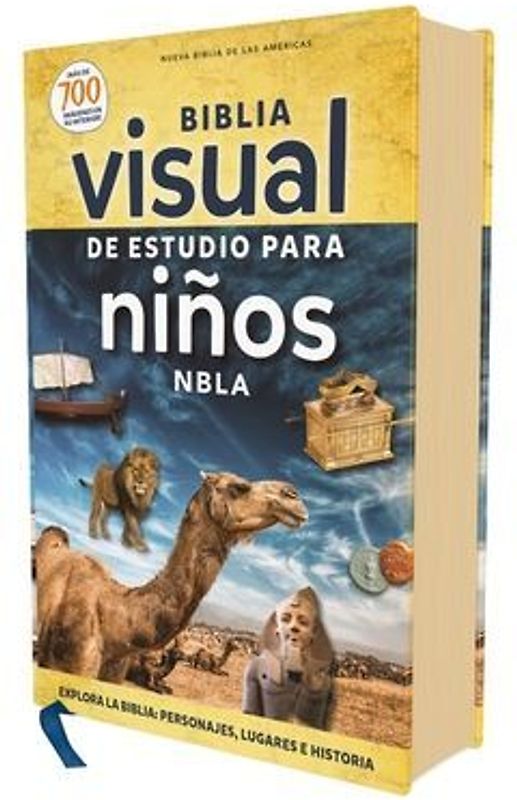 Nbla, Biblia Visual de Estudio Para Niños, Tapa Dura, Interior a Cuatro Colores, Comfort Print