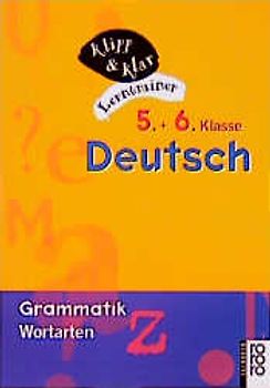 Deutsch, 5. und 6. Klasse - Grammatik: Wortarten