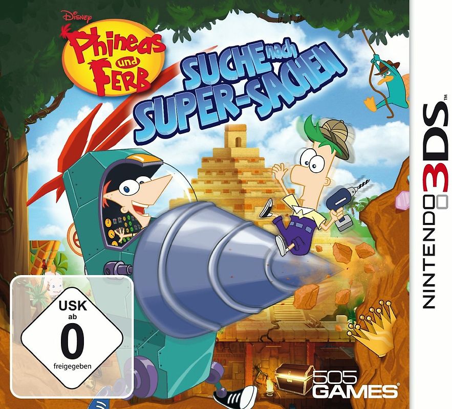 Phineas und Ferb: Suche nach Super-Sachen Nintendo 3DS