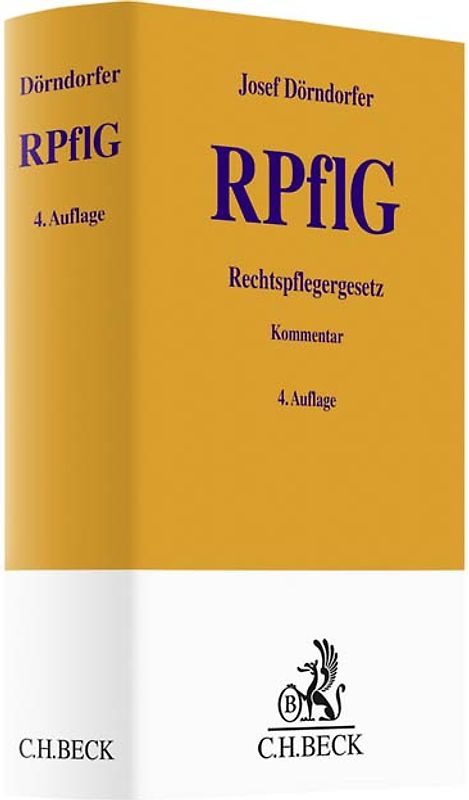 Rechtspflegergesetz. RPflG