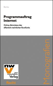 Programmauftrag Internet