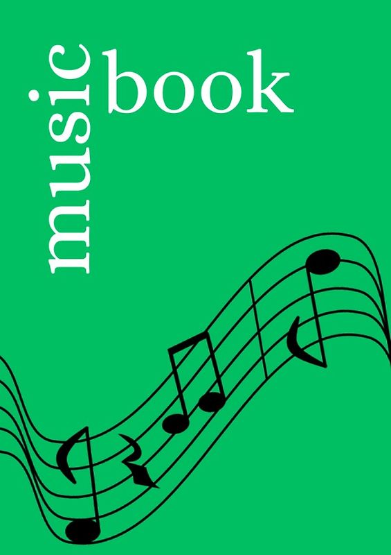 Music Book: DIN A4 Staff Book | 300 Pages with 12 Staves / Systems per Sheet | Paper 90g/m²