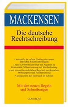 Mackensen: Die deutsche Rechtschreibung