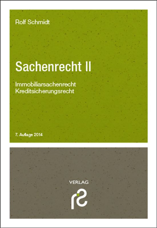 Sachenrecht II