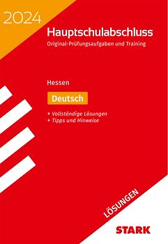 STARK Lösungen zu Original-Prüfungen und Training Hauptschulabschluss 2024 - Deutsch - Hessen