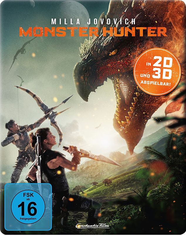 Monster Hunter (Blu-ray 3D, Steelbook) 3D Blu-ray Disc
