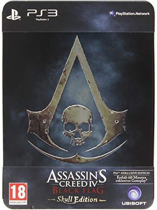 Assassin's Creed IV: Black Flag [The Skull Edition, Steelbook, Artbook, Soundtrack, 2 Sammelkarten, Internationale Version] PlayStation 3