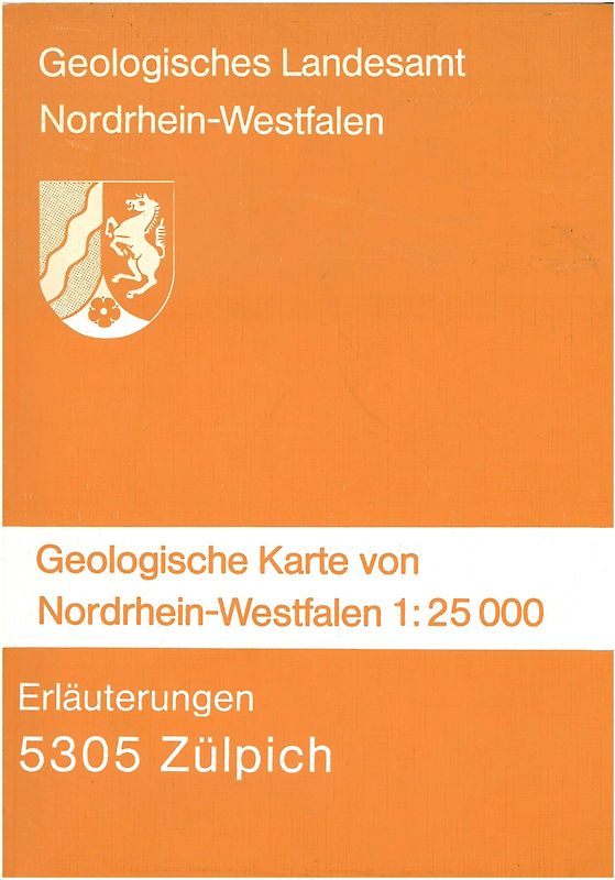 Geologische Karten von Nordrhein-Westfalen 1:25000 / Zülpich