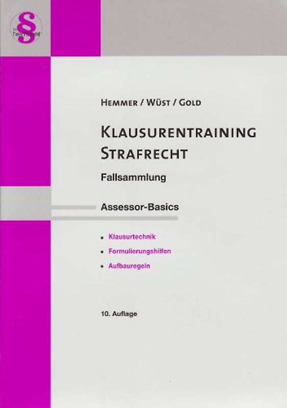 Ass. Basics Klausurentraining Strafprozess